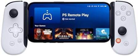 BACKBONE One Mobile Gaming Controller for iPhone (Lightning) - PlayStation Edition - 2nd Gen - Turn Your iPhone into a Gaming Console - Play Xbox, PlayStation & More (3 Months Apple Arcade Included)