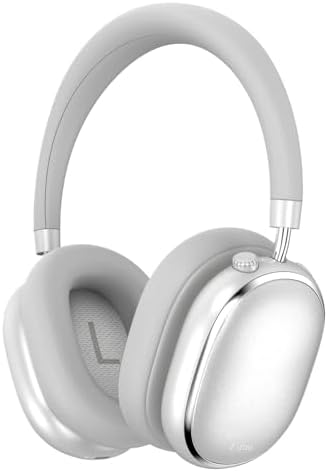 T-fun NC95 Hybrid Active Noise Cancelling Headphones with Knob Control, 65H Playtime Over Ear Headphones Wireless Bluetooth 5.3, App Control, Hi-Res Audio, Comfort Fit, Clear Calls for Travel/Workout