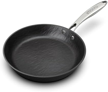 imarku Non Stick Frying Pans - 10 inch Frying Pan Nonstick Skillet, Egg Pan Omelette with Cool Stainless Steel Handle, Dishwasher Safe, Free of PFAS&PFOA, Easy Cleanup, Gifts for Men and Women
