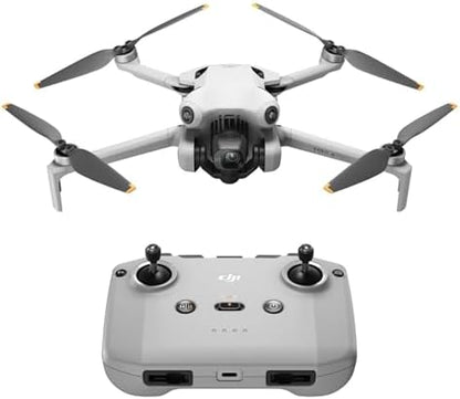 DJI Mini 4 Pro (DJI RC 2), Drones with Camera for Adults 4K, Under 0.549 lbs/249 g, 34 Mins Flight Time, 20km Max Video Transmission Distance, Omnidirectional Vision Sensing, Mini Drone for Beginners