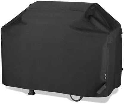 UNICOOK BBQ Cover 55 Inch, Heavy Duty Waterproof Housse BBQ, Special Fade and UV Resistant Outdoor Barbecue Grill Cover, Barbecue Accessories Compatible for Weber Char-Broil Brinkmann and More