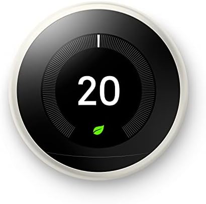 nest Learning Thermostat, 3rd Generation (Works with Amazon Alexa), Stainless Steel