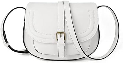 Crossbody Bags for Women Small Over the Shoulder Saddle Purses and Boho Cross body Handbags,Vegan Leather