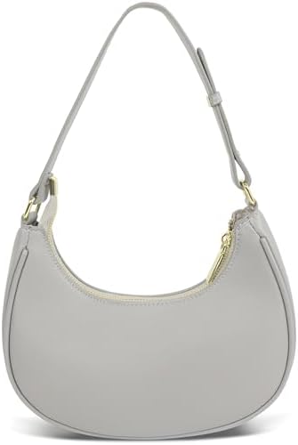 Barabum Retro Classic Clutch Shoulder Tote HandBag with Zipper Closure for Women