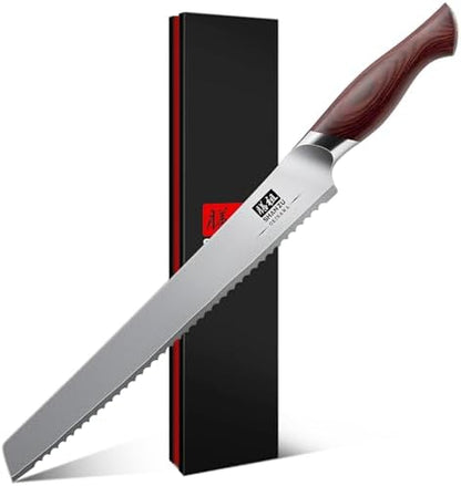 SHAN ZU Fillet Knife 7 inch, Razor Sharp Boning Knife for Meat in 10Cr15Mov Japanese High Carbon Steel Fish Knife, Professional Kitchen with Flexible Blade and Ergonomic Pakkawood Handle