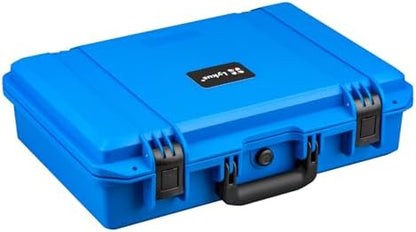 Lykus HC-4410 Waterproof Hard Case with Customizable Foam Insert, Interior Size 17.32x11.42x4.72 in, Suitable for up to 16" Laptop,Starlink Mini,Keyboard,Drill,Audio Mixer,mic,Flashlight,and More