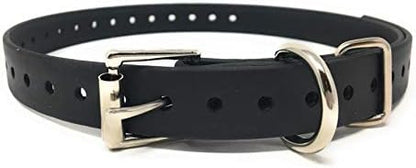 Sparky PetCo Compatible 3/4" Waterproof Biothane Replacement Roller Buckle Dog Collar E Collar Garmin SportDogs (Blue)