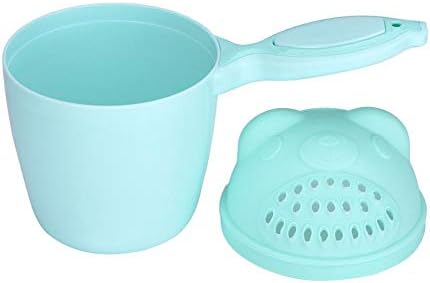 Baby Bath Rinse Cup, Detachable Baby Shampoo Rinser Kid Wash Hair Bathing Flusher for Baby Tub(Green)