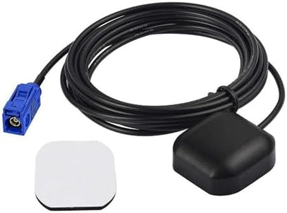 Bingfu Vehicle GPS Navigation Antenna Active GPS Antenna with Fakra C Right Angle Connector Compatible with Car Truck GPS Navigation Receiver System Factory DVD Stereo Head Unit