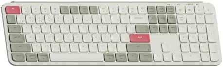 Keychron B6 Pro Quiet Key Full Size Ultra-Slim Wireless Keyboard, ZMK Programmable Bluetooth 5.1/2.4 GHz/Wired with Ultra-Long Battery Life Low Profile for Mac Win Linux System - Space Gray