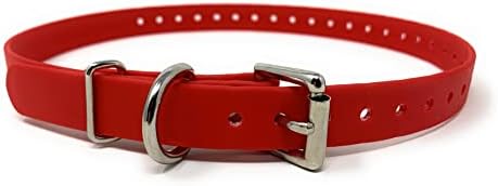 Sparky PetCo Compatible 3/4" Waterproof Biothane Replacement Roller Buckle Dog Collar E Collar Garmin SportDogs (Blue)