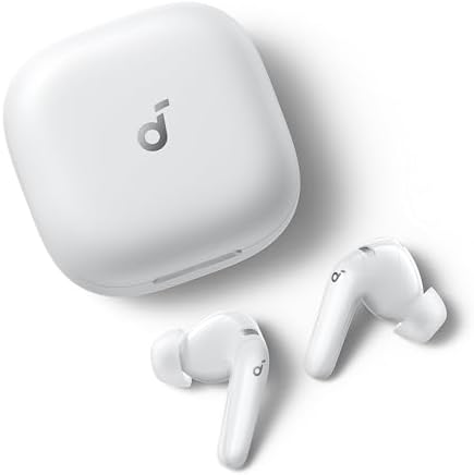 soundcore P31i by Anker, Real-Time Adaptive Noise Cancelling, Hi-Res Sound, Translation Earbuds, 50H Playtime, Wireless Earbuds, Bluetooth Earphones, Spatial Audio, Fast Charging, IP55