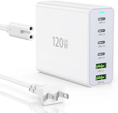 Multi-Port USB C Charging Station | Fast Charging Hub for Multiple Devices