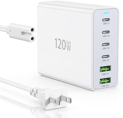 Multi-Port USB C Charging Station | Fast Charging Hub for Multiple Devices