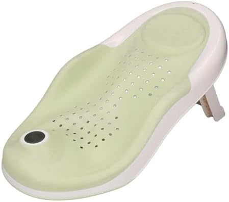 Baby Bath Support, Baby Bath Stand Foldable Ergonomic Infant Bath Support Tub Baby Bathtub Baby Bath for Baby Bathing (Green)