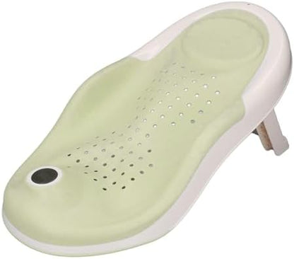 Baby Bath Support, Baby Bath Stand Foldable Ergonomic Infant Bath Support Tub Baby Bathtub Baby Bath for Baby Bathing (Green)