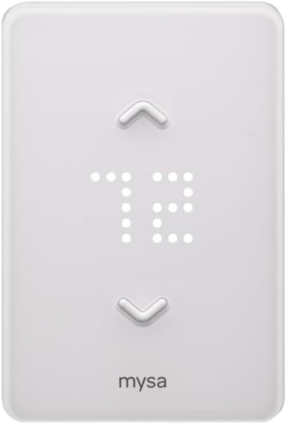 Mysa Smart Thermostat LITE for Electric Baseboard Heaters | 120-240V | Remote Control with 100% Free APP | No Subscription | Easy Install | HomeKit, Alexa, Google Home | Wi-Fi Programmable
