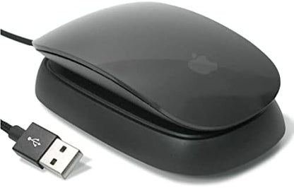 Ascrono - Charging Station Compatible with Apple Magic Mouse 2 - White - Perfect Accessories | Usable As Charging Dock, Stand & Charger | Includes 5ft (1.5m) USB-A Cable | Lightning Connector
