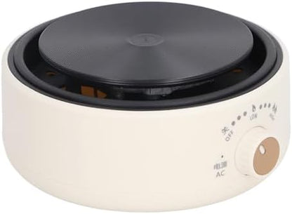 Electric Mini Stove Portable 4 Hot Plate 500W 110V Electric Ceramic Stove for Boiling Water, Making Tea and Coffee (Black)