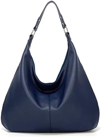 Ashioup Hobo Bags for Women Soft PU Leather Shoulder Bag Vintage Slouchy Handbag with Zipper