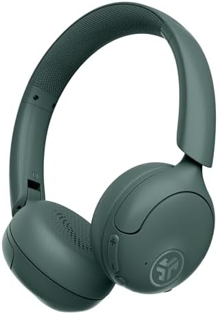 JLab Go Lux ANC Wireless Headphones, Cloud White, Hybrid Active Noise Cancelling, Premium On-Ear Bluetooth Headset, Customizable Sound, Be Aware Mode, Cloud Foam Comfort, Multipoint Connection