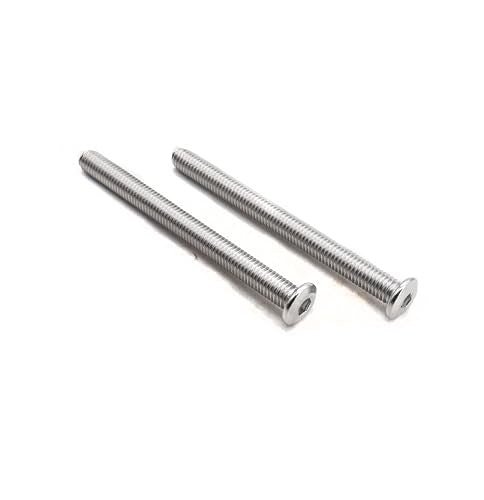 binifiMux 4pcs M10-1.25 x 70mm Serrated Flanged Hex Bolts Flange Hexagon Screws, Stainless Steel 18-8 (304), Plain Finish, DIN 6921