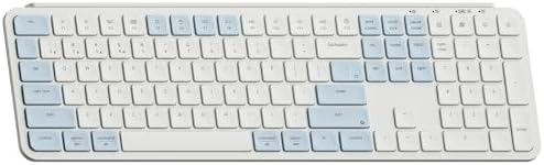 Keychron B6 Pro Quiet Key Full Size Ultra-Slim Wireless Keyboard, ZMK Programmable Bluetooth 5.1/2.4 GHz/Wired with Ultra-Long Battery Life Low Profile for Mac Win Linux System - Space Gray