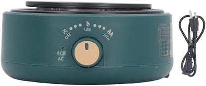 Electric Mini Stove Portable 4 Hot Plate 500W 110V Electric Ceramic Stove for Boiling Water, Making Tea and Coffee (Black)