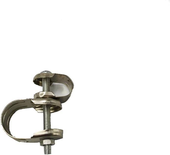 YehVeh 3 Set Bike Bugle Horn Mounting Clips Heavy Duty Handlebar Metal Clamp Braket Mount Screws for Bicycle Bell Air Horns Golf Cart Honking Squeeze Loudspeaker