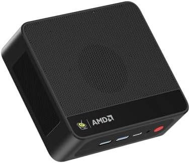 Beelink Mini PC SER5 MAX with AMD Ryzen 7 6800U, 32GB LPDDR5 1TB NVMe M.2 SSD, DP/HDMI/Type-c Triple Display Output,WiFi6,1000M LAN, BT5.2, W-11 Mini Computer