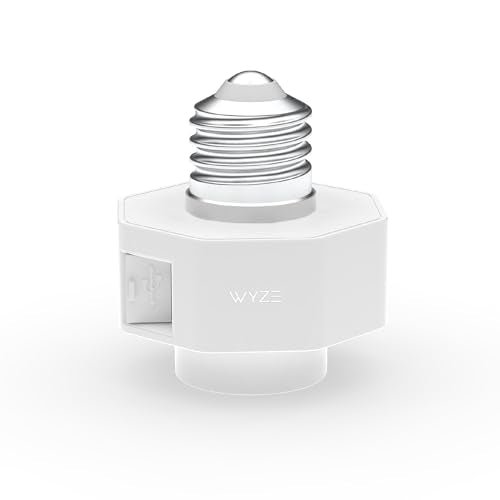 Wyze Lamp Socket Power Adapter for Wyze Cam v3 (v3 Camera Sold Separately)