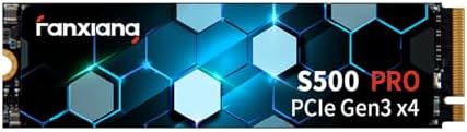 fanxiang S500 Pro M.2 SSD 2TB NVMe 2280 PCIe Gen 3x4 3500MB/s 3D NAND TLC 1200TBW Internal Solid State Hard Drive