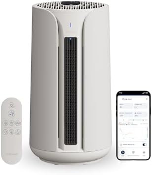 BLUEAIR Air Purifiers for Medium Rooms, Bedroom, Kitchen, Cleans 1,858 sqft in one hour, HEPASilent Smart Air Cleaner for Home, Pets, Allergies, Dust, Mold, Smoke - Blue Pure 311i Max