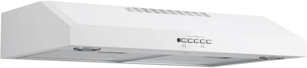 GE 30" 4 Speed Unde the Cabinet Vent Hood White JVX5300DJWWC
