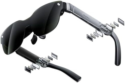 RayNeo Air 3s AR/XR Glasses, 201" 120Hz FHD HueView Display, Portable AR Video Eyewear Gaming Glasses for iPhone 16/15, Android, Mac, Switch, PS5, Steam Deck - Next-Gen Wearable Theater