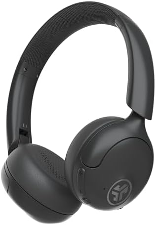 JLab Go Lux ANC Wireless Headphones, Cloud White, Hybrid Active Noise Cancelling, Premium On-Ear Bluetooth Headset, Customizable Sound, Be Aware Mode, Cloud Foam Comfort, Multipoint Connection