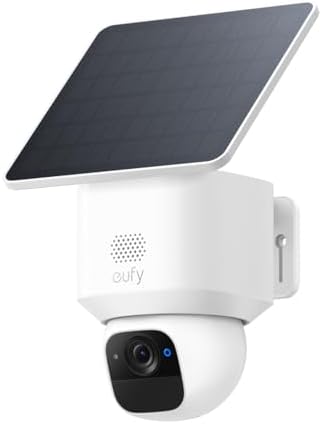 eufy Security SoloCam E30, 2-Cam Kit, Security Cameras Wireless Outdoor, Solar Camera Outdoor Wireless, 360° Pan, AI Tracking, 2K Clarity, No Monthly Fee