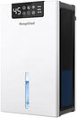 KeepGlad Dehumidifier, 1000Sq.Ft for Home, 98 OZ Dehumidifier for Basement, Quiet Dehumidifiers for Bedroom, Bathroom, RV. Dehumidifiers with Humidity Display, Drain Hose, Auto Shut-Off, Timer, White