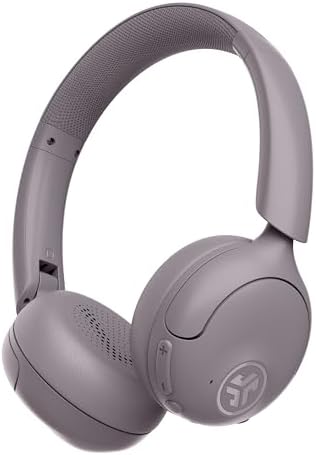 JLab Go Lux ANC Wireless Headphones, Cloud White, Hybrid Active Noise Cancelling, Premium On-Ear Bluetooth Headset, Customizable Sound, Be Aware Mode, Cloud Foam Comfort, Multipoint Connection