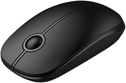 Wireless Mouse, Vssoplor 2.4G Slim Portable Computer Mice with Nano Receiver for Notebook, PC, Laptop, Computer (Sapphire Blue)
