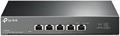 TP-Link TL-SX1008 | 8 Port 10G/Multi-Gig Unmanaged Ethernet Switch | Desktop/Rackmount | Plug & Play | Sturdy Metal Casing | Limited Lifetime Protection | Speed Auto-Negotiation