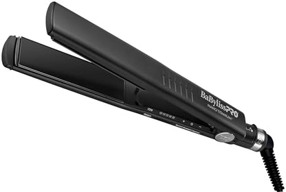 BaBylissPRO Nano Titanium Dual Ionic Flat Iron for Maximum Smoothness and Shine