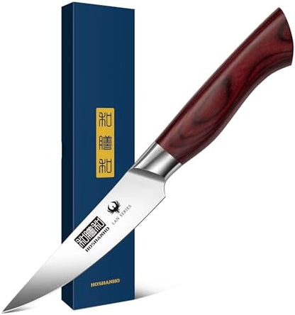 HOSHANHO Fillet Knife 7 Inch, Professional High Carbon Stainless Steel Boning Knife for Meat, Ultra Sharp Japanese Fish Fillet Knife with Ergonomic Wood Handle