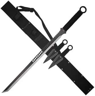 Fantasy Sword & Two Throwing Knives