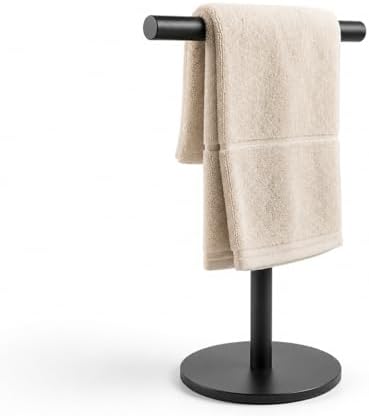 Bathroom Hand Towel Holder Stand，T-Shape Hand Towel Holder Stand SUS304 Stainless Steel for Bathroom，Kitchen or Vanity Countertop