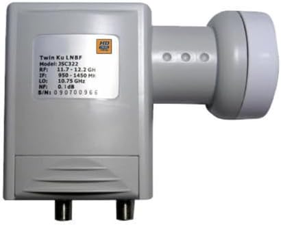 Quad Standard Linear Satellite KU Band LNB FTA 10750 Free to AIR HD for International Channels: Chinese Arabic Persian, Polish, Russian, Vietnamese, 97 Galaxy