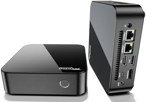 DreamQuest Mini PC Preinstalled Windows 11 Pro,Intel Alder Lake 2025 New N150 (up to 3.6GHz) 16GB DDR4+1TB M.2 SSD,Mini Desktop Computer 4K HD HDMI/WiFi5/BT5.0/USB3.2/Gigabit Port for Home Office