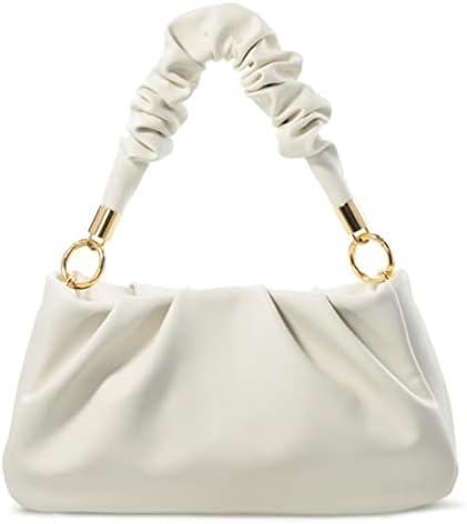 Cloud Pouch Bag Women Shoulder Handbag Soft Vegan Leather Vintage Hobo Chain Cross body Bag