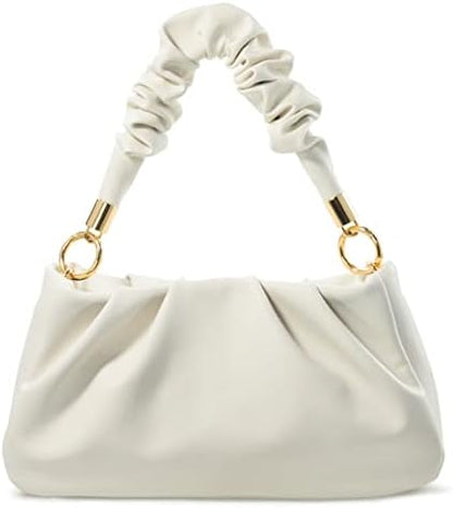 Cloud Pouch Bag Women Shoulder Handbag Soft Vegan Leather Vintage Hobo Chain Cross body Bag