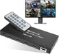 MT-VIKI 4K HDMI Multiviewer 4x1 w/IR Remote, 4K@30Hz Seamless HDMI Switcher 4 in 1 Out for PS4/PS5/Security Camera